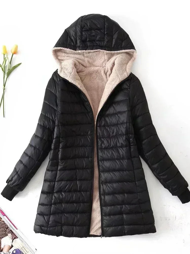 Chaqueta Femenina Peluche — Liquidación