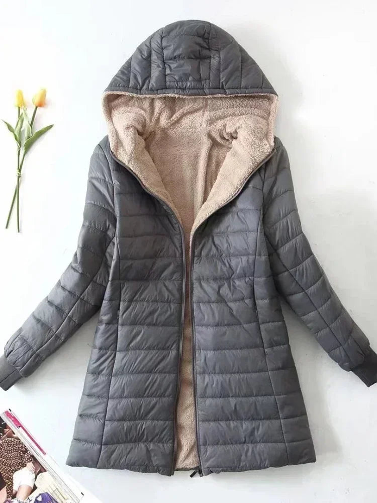 Chaqueta Femenina Peluche — Liquidación