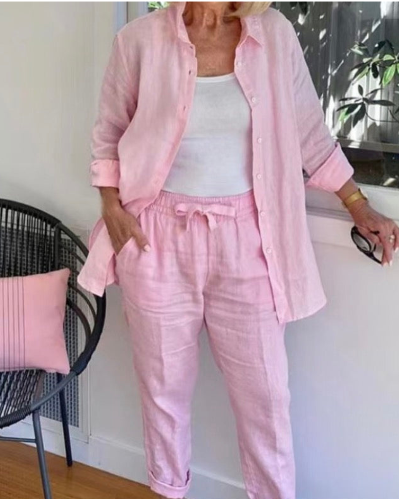 Conjunto con Botón Isabele — Envío Gratis