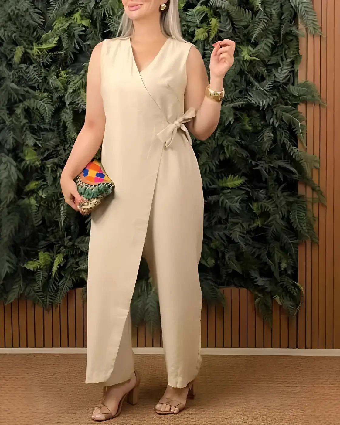 Jumper Bela Escote en V — Favorito Influencers