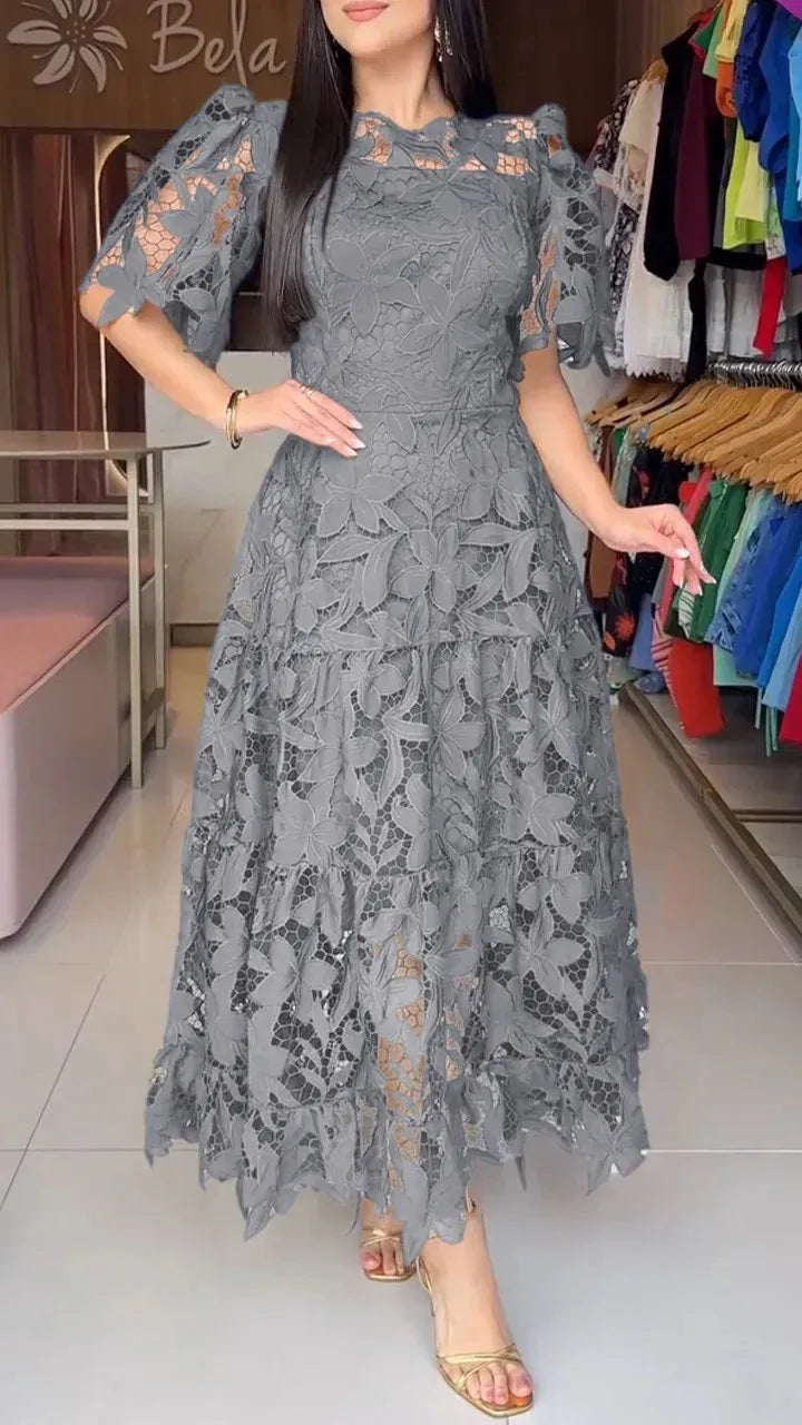 Vestido Femenino Encaje Anaju — Delicado