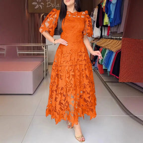 Vestido Femenino Encaje Anaju — Delicado