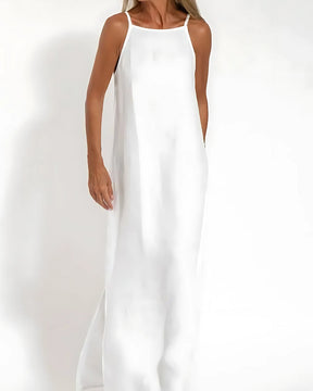 Vestido Stella Lino Premium — Ultra Fresco