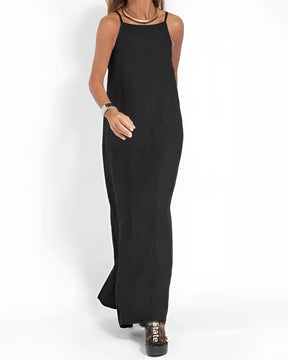 Vestido Stella Lino Premium — Ultra Fresco