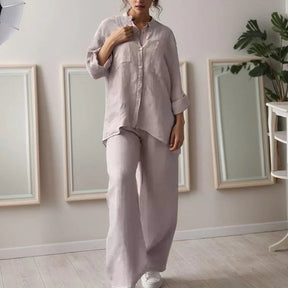Conjunto Chinaglia™ Camisa y Pantalón Lino