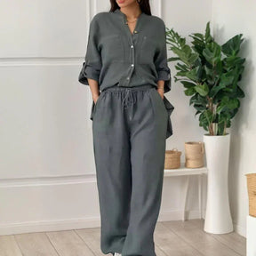 Conjunto Chinaglia™ Camisa y Pantalón Lino
