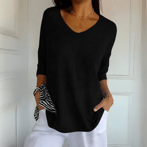 Kit 3 Blusas Anna Punto Escote en V — Oferta