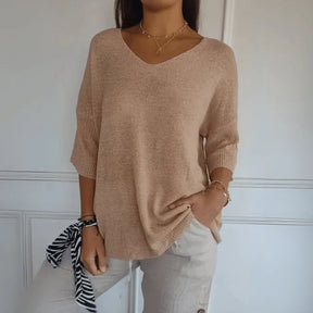 Kit 3 Blusas Anna Punto Escote en V — Oferta