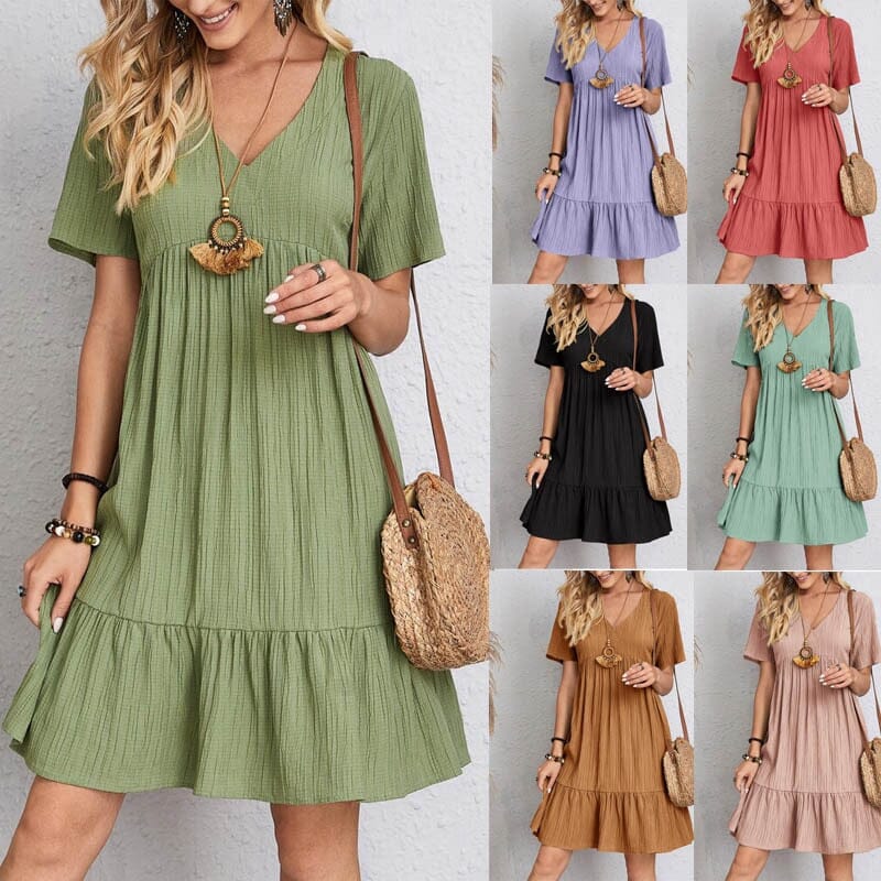 Vestido Corto Clásico Berenice — Exclusivo